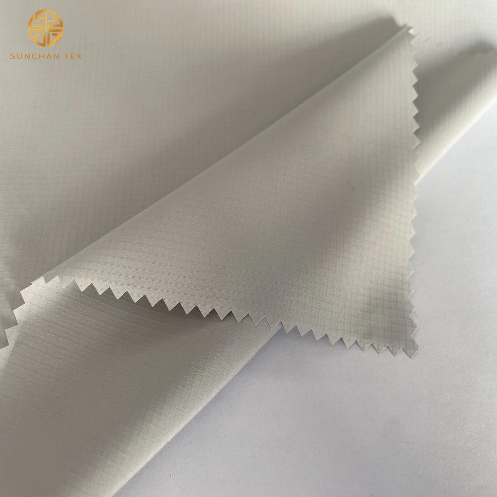 High Density 0.2cm Double Line Ripstop Polyester Fabric for Softshell