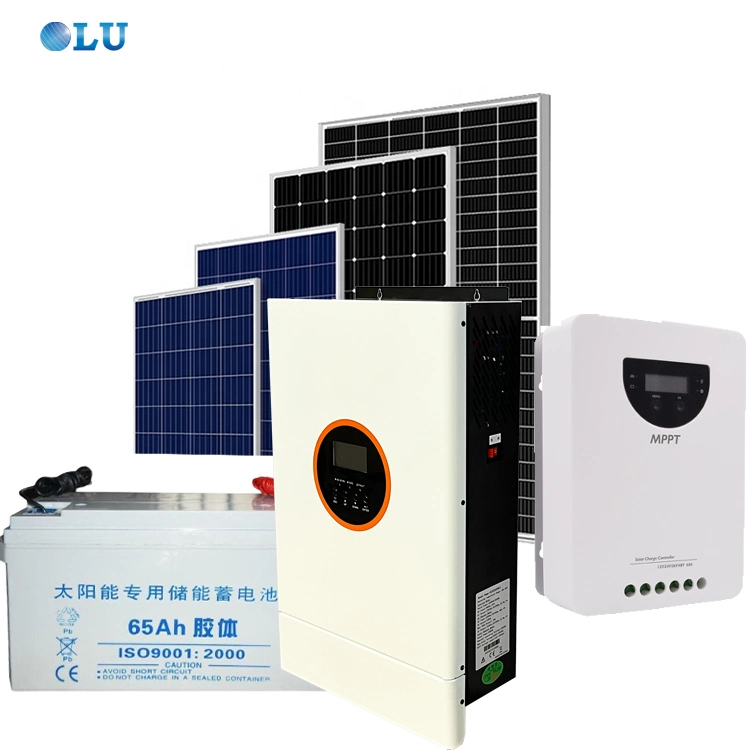 Factory Price off Grid Complete Hybrid Solar System 5kw Solar Power Kit Price