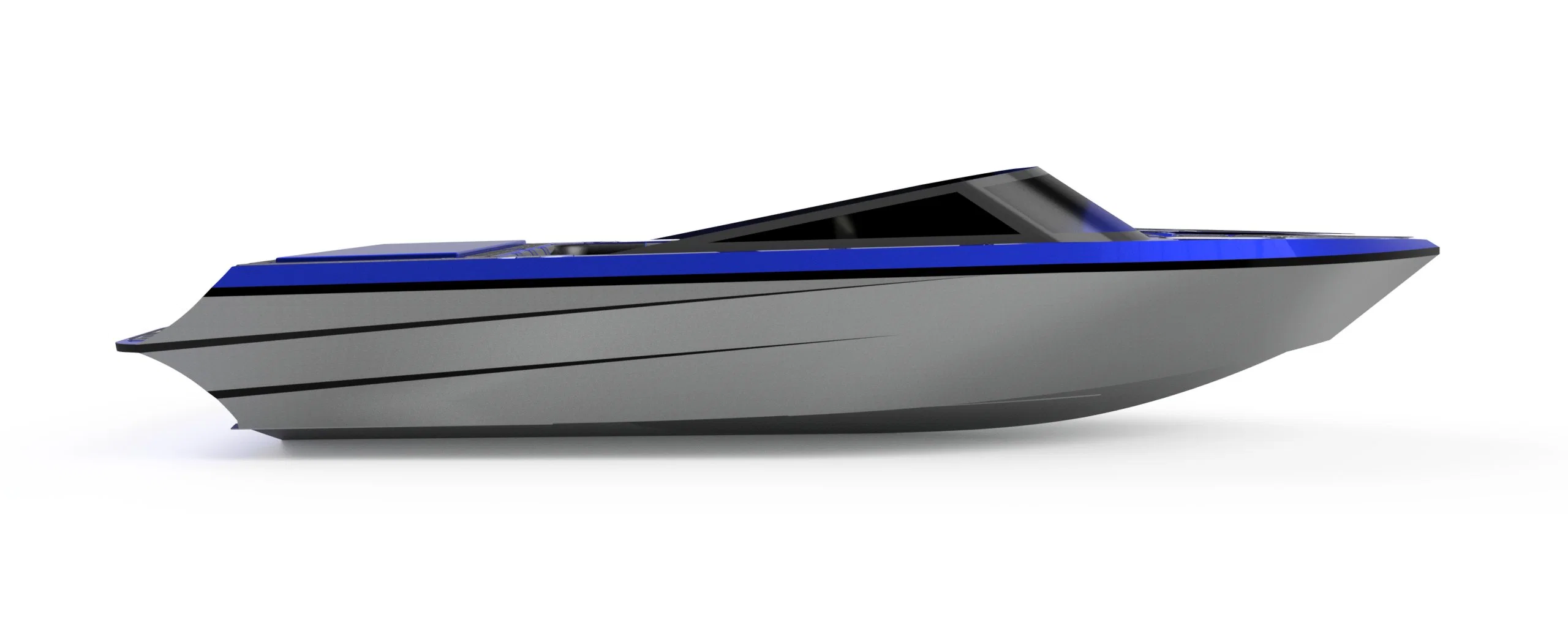 Kinocean 4.8m Aluminum High Speed Motor Jet Boat with CE Certification Include Outboard Motor