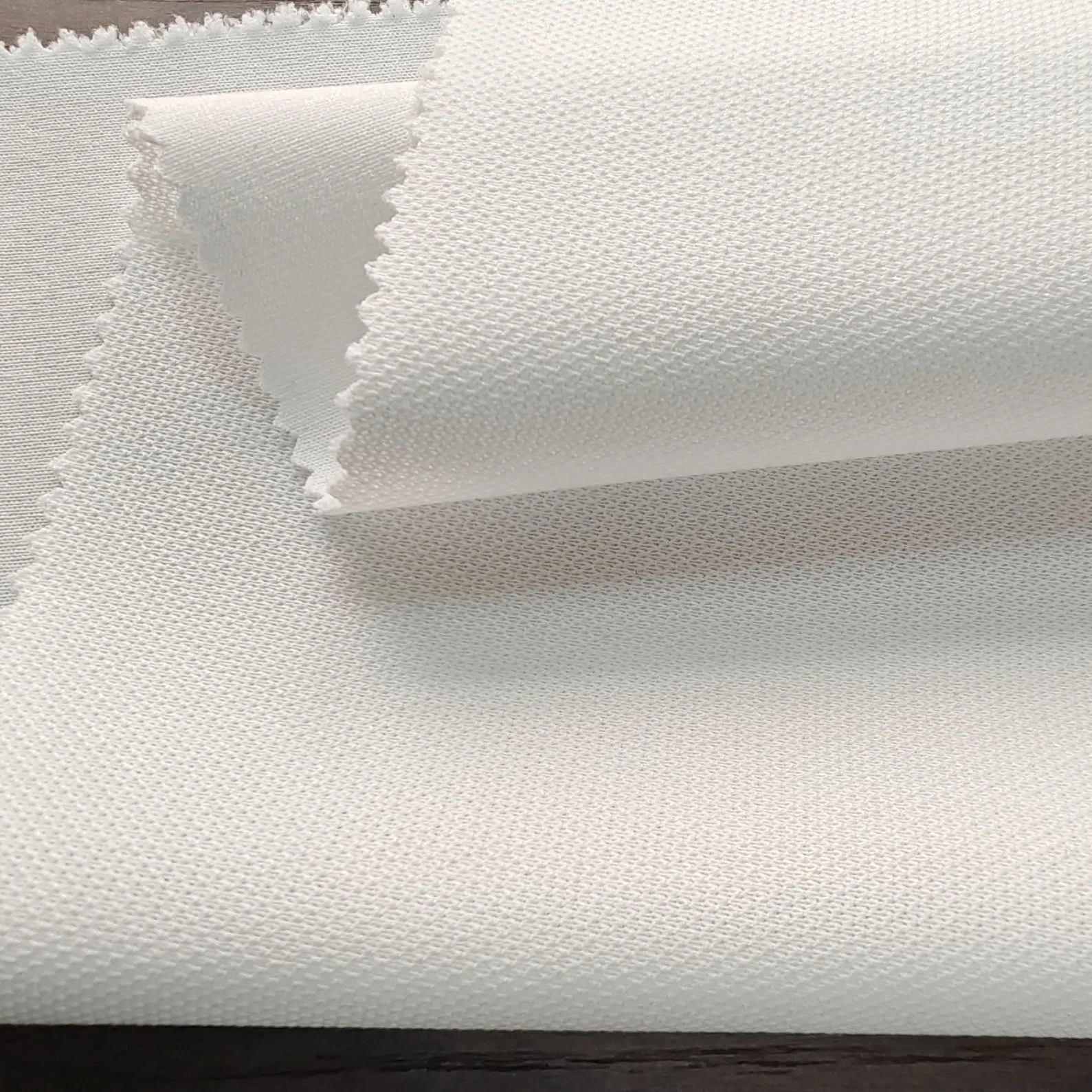 100% Polyester Cotton-Like Textured Solid 235GSM for Garment Fabric