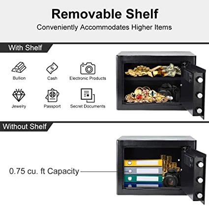 Digital Security Safe Box Cach Safe Lock Safe for Home Office Hotel (DHS4520)