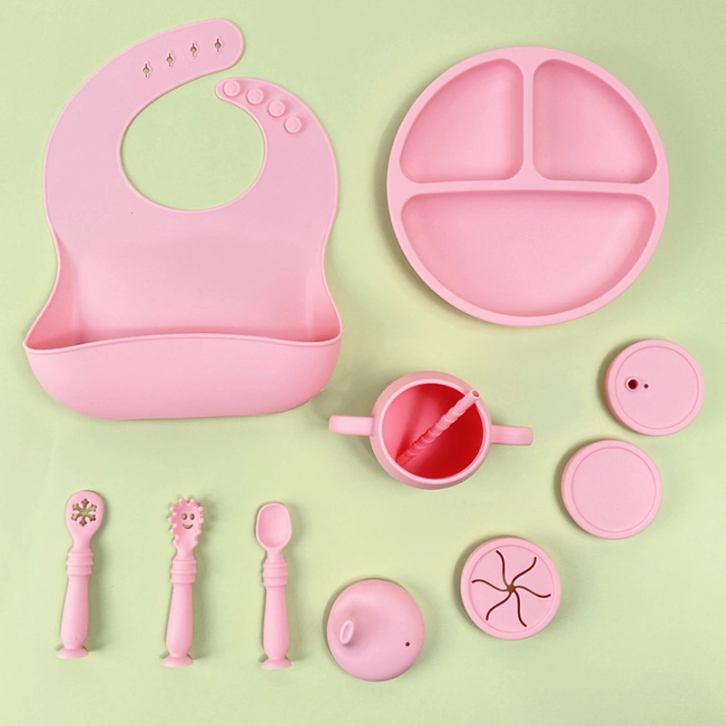 Silikon Baby Geschirr Lebensmittelqualität Silikon Baby Fütterung Silikon Baby Produkte