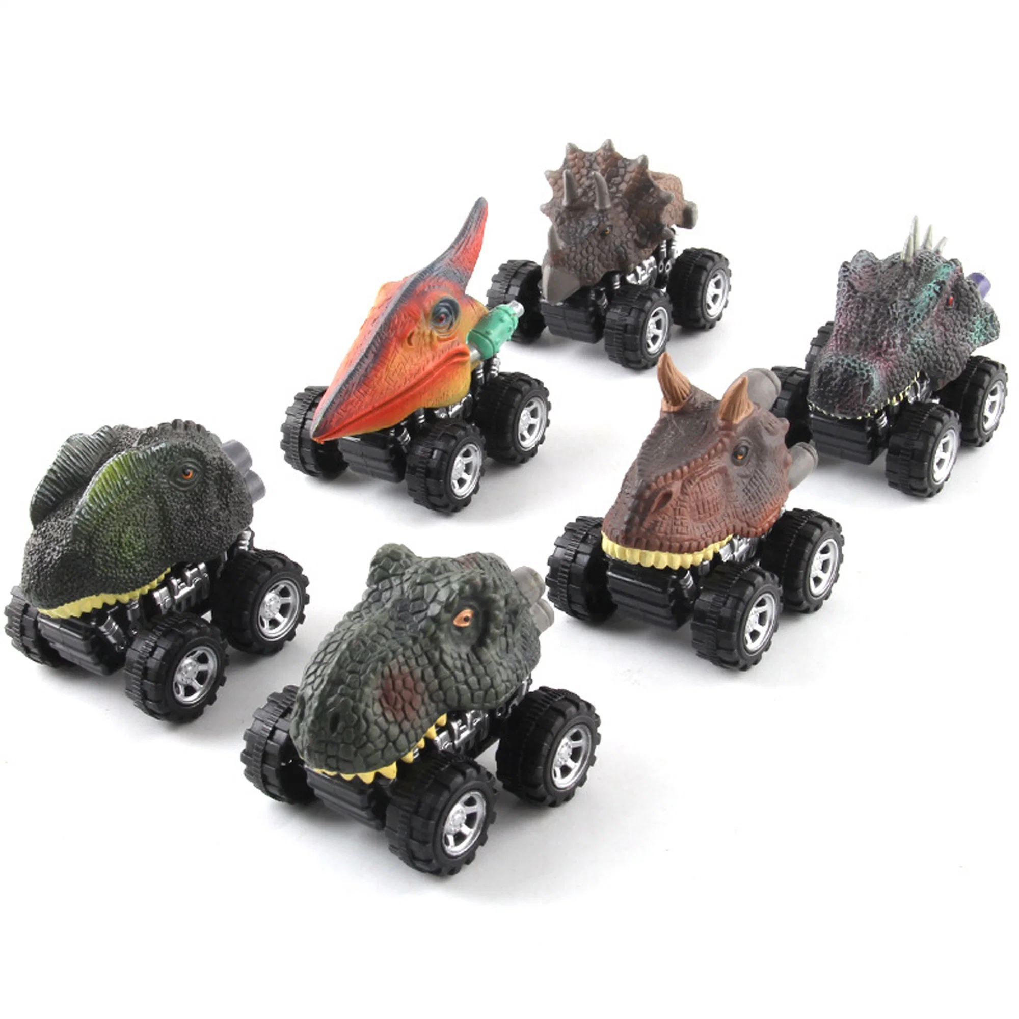 Pull Back 6 Pack Toddler up Dinosaur Games for Boys Birthday Gifts for Kids Dinosaur Car Toys
