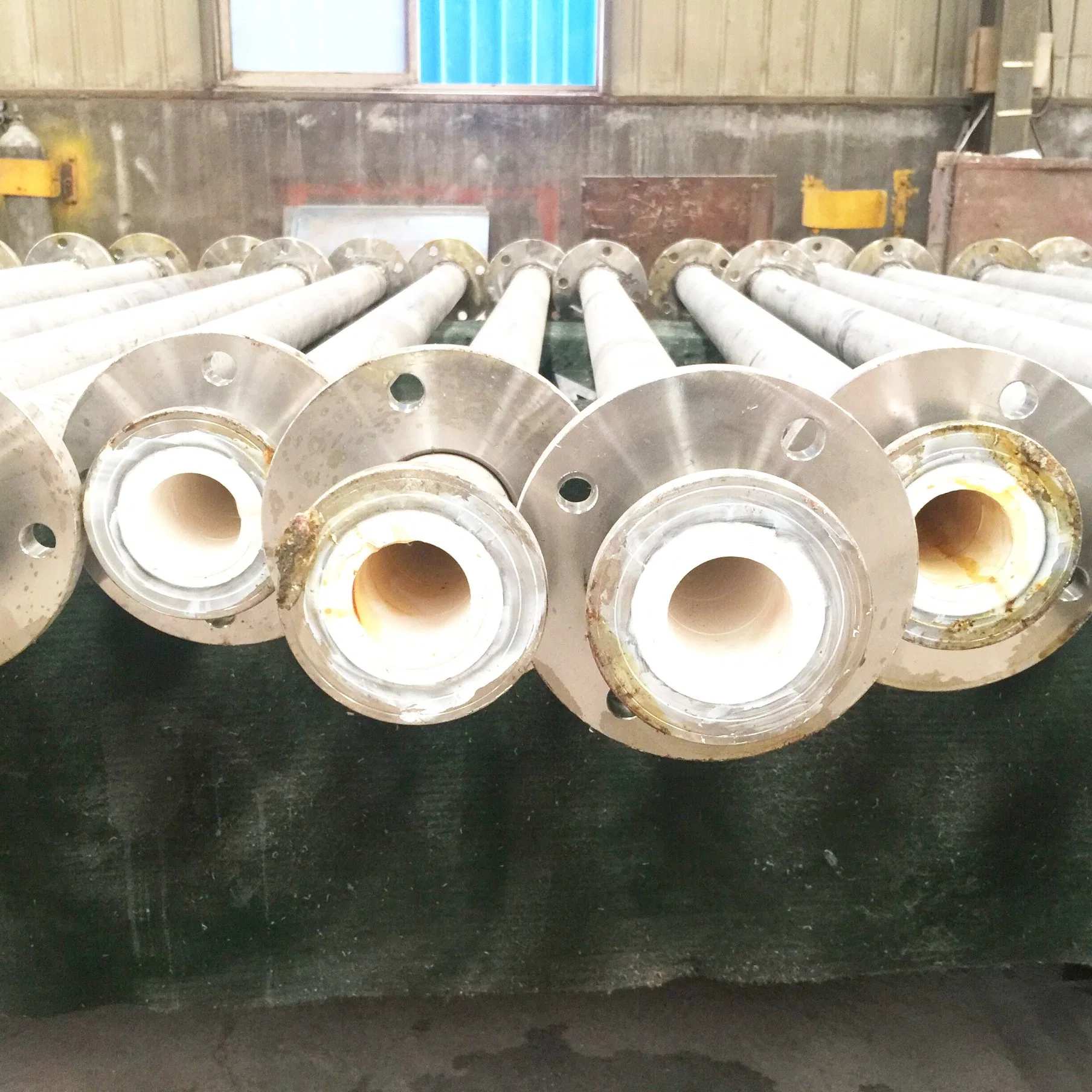 Ceramic Lined Bending Pipe Industrial Wear Parts