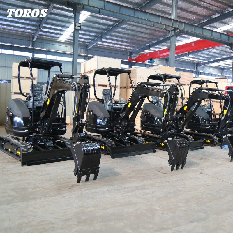 3.5 toneladas 1000 kg preço de fábrica marca de Mini-escavadora de rastos para jardim Mini-escavadora Digger para venda 1.5 toneladas 2 toneladas 3 Escavadora de 5 toneladas para máquinas de construção ton