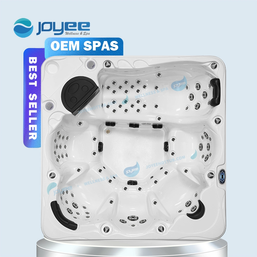 Joyee Cheap Economic Bathtub Whirlpool Massage SPA Outdoor Hot Tub for 5 6 Person