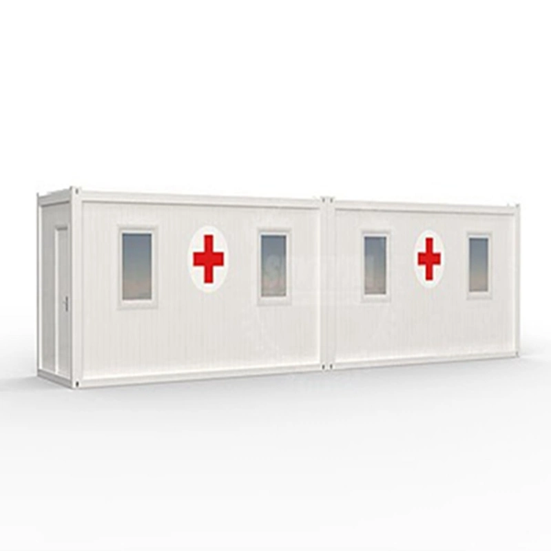 Modular Portable Prefabricated Flat Pack Container Home Assembly House for Emergency Room