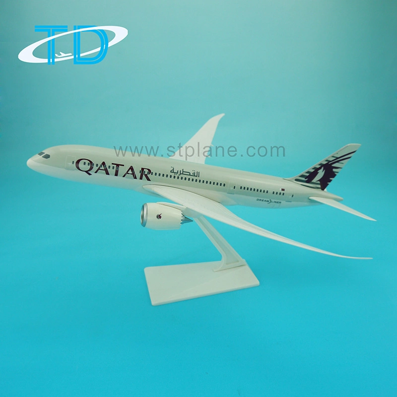 B787-8 Qatar 28cm Airplane Model Perfect Gift for Pilots and Collectors