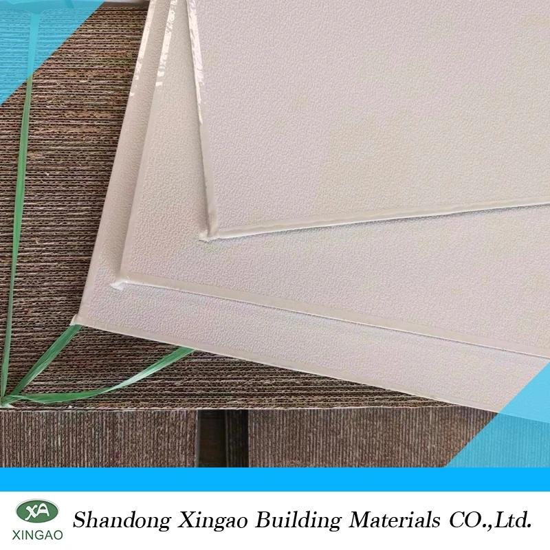 PVC Laminated Gypsum Ceiling Tiles with Ceiling T Grids From Shandong Factory