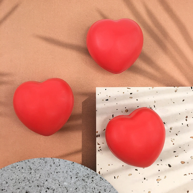 Customed Foam Heart Shape Stress Ball for Valentines Day