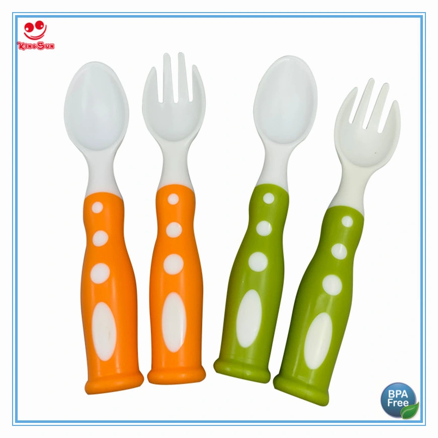 Free Sample Plastic Infant Spoon Set Cutlery