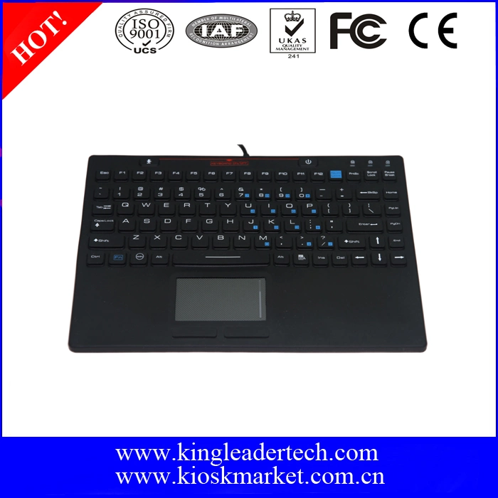 Teclado de silicona resistente al agua IP68 87 teclas con Ratón Touchpad