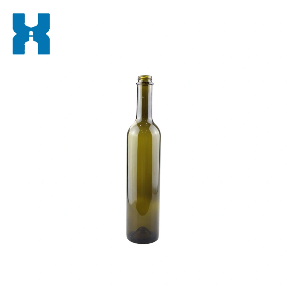 187ml 350ml 500ml 750ml Transparent Champagne Glass Bottle Red Wine Bottle with Screw Cover