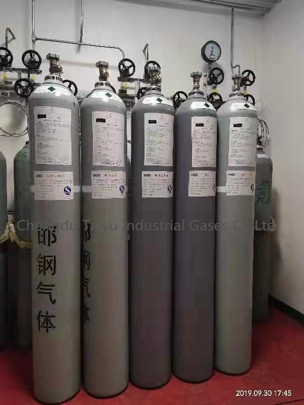 Xenon High Purity Gas 5n 99.999% 10L G5/8 Cga580 Best Quality Xe Gas