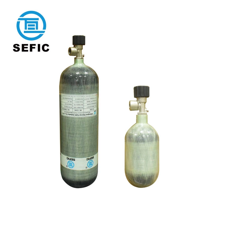 9L 6.8L Sefic Put Into Carton, Then Packed by Wooden Box Inocom Pcp Tank Carbon Fiber