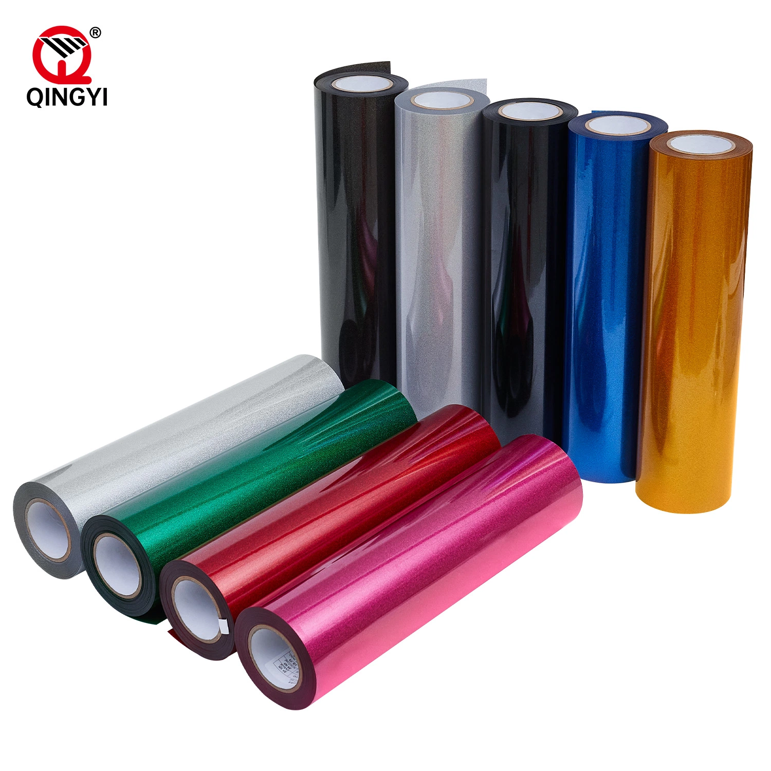 Eco-Solvent Cool Peeling Textile Vinil Rolls Glitter Heat Transfer Film for Clothing