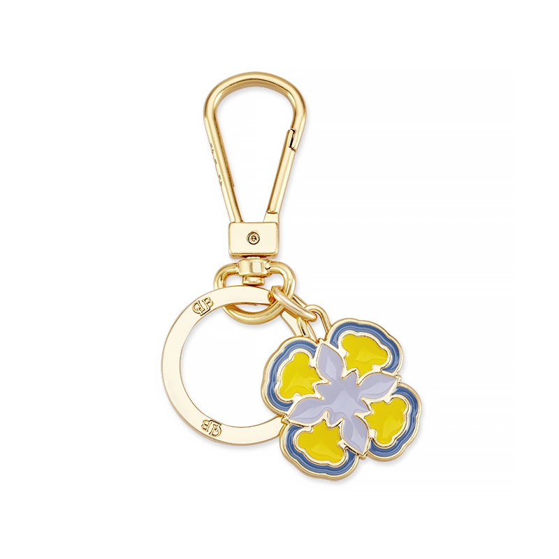 Zinc Alloy Four Leaf Clover Keyrings