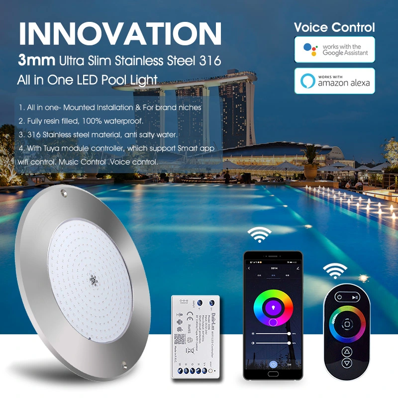 El proyecto Smart APP Hotook WiFi Kit de control de la música de la piscina de luz LED