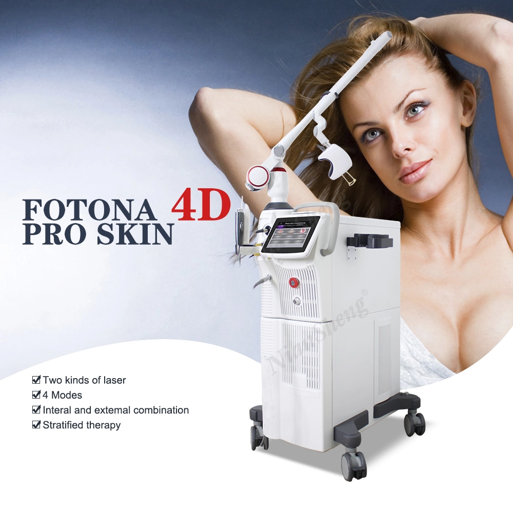 Fotona 4D PRO Laser CO2 pele rejuvenescimento Equipamento alta potência ER YAG 2940 nm 1060 nm facial Slimming vaginal Beleza apertando