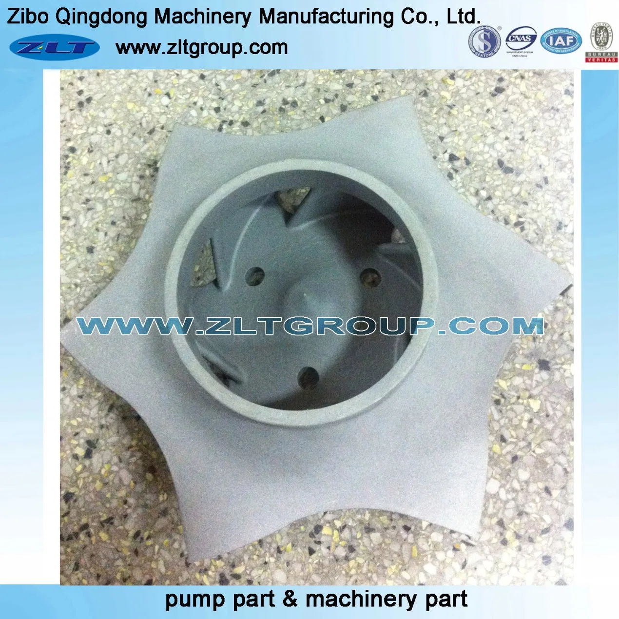 Customized High quality/High cost performance ANSI Chemical Process Centrifugal Zlt 196 Pump Parts in Stainless Steel CD4/316 by Lost Wax Casting