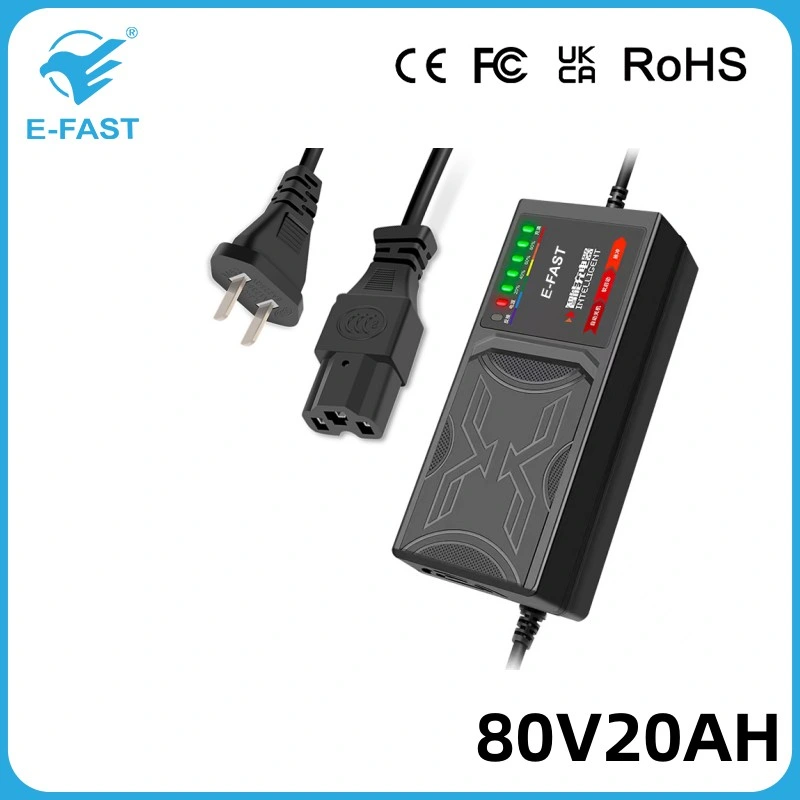 80V 20ah Lead-Acid Start Stop Rechargeable Pulse Battery Charger for E-Bicycle Motorcycle