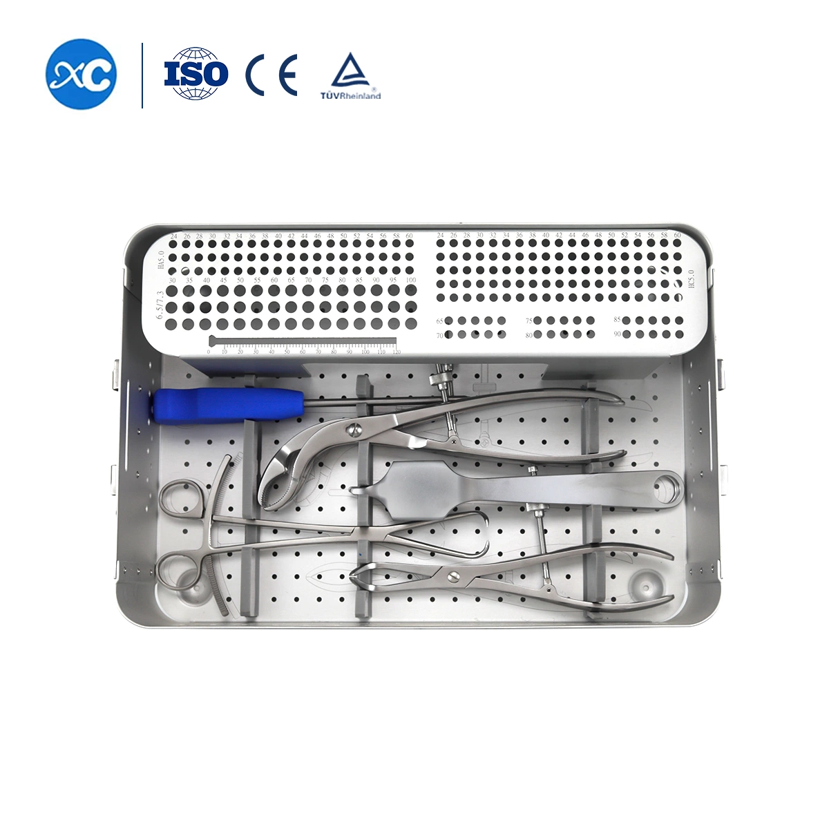 Orthopedic Surgical Instruments Ao Type Large Fragment Locking Plate Instrument Set