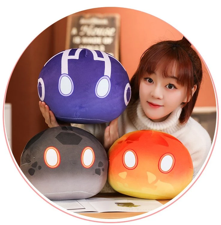 Original God Slim Pillow Cushion Game Surrounding Two-Dimensional Round Doll Cushion