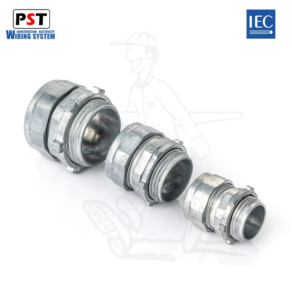 EMT Conduit Compression Connector Terminal Zinc Connector EMT Fittings