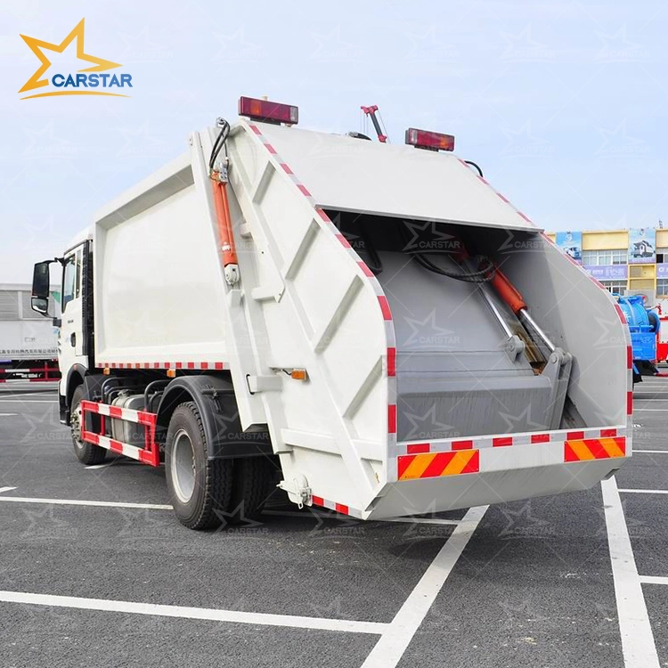 China Manufacturers Heavy Duty HOWO Hydraulic Truck 12/14/16 Cbm Used Garbage Trucks