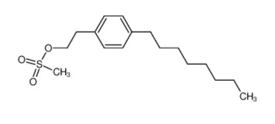 High Purity CAS: 162358-06-7 4-Octyl-Benzeneethanol 1-Methanesulfonate; 2- (4-Octylphenyl) Ethyl 1-Methanesulfonate; High-Quality Fingolimod Intermediate