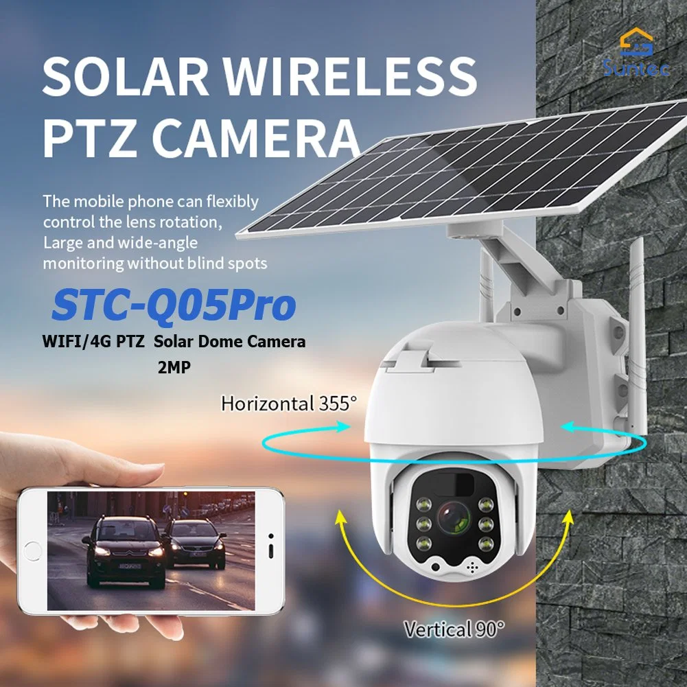 Top Quality WiFi 4G Smart Camera Outdoor Solar Camera 360 HD 1080P