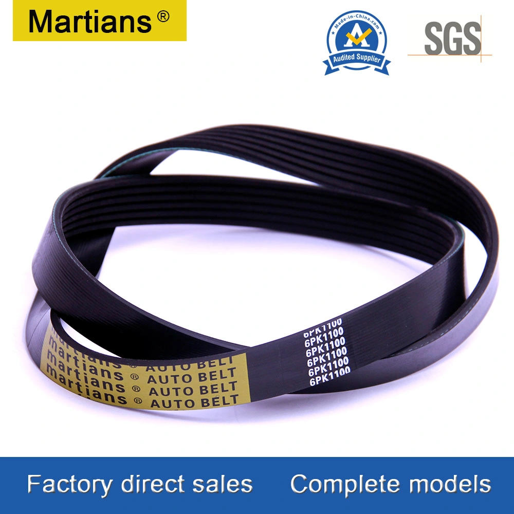 Oil Resistant Car Parts High-Precision Conveyor Poly V Belts 5pk 6pk