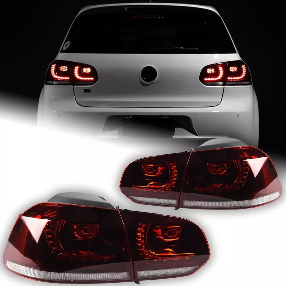 Car Lights for VW Golf 6 LED Tail Lamp Golf6 Mk6 Dynamic Signal Tail Light Animation Rear Stop Brake Reverse Auto Accessories