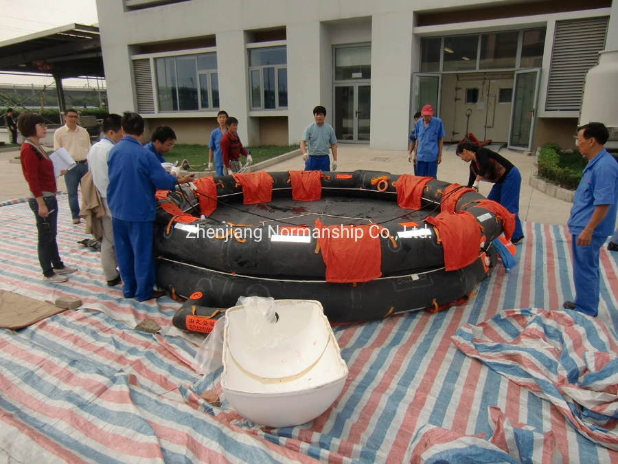 50 Persons Open Reversible Inflatable Life Raft