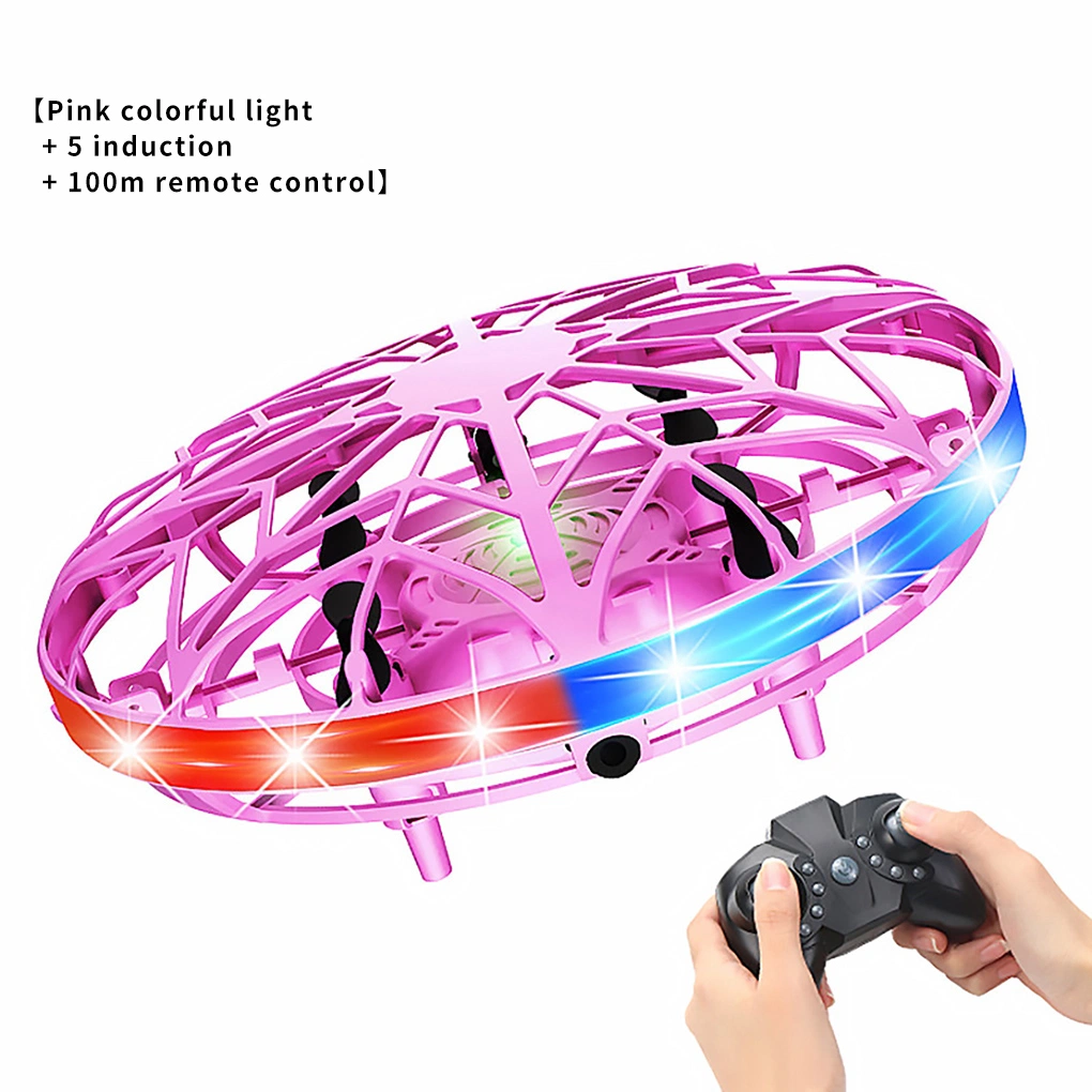 Plástico Control remoto Drone RC UFO Flying Toys for Kids Regalo promocional de Navidad