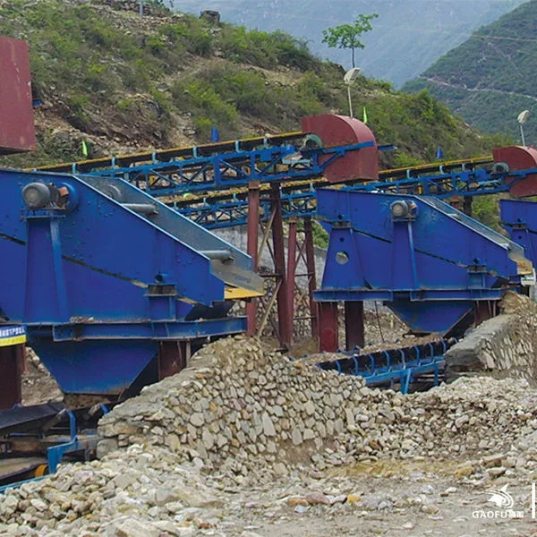 Carbón pantalla de vibración gravilla redonda acero al carbono máquina de Sieving