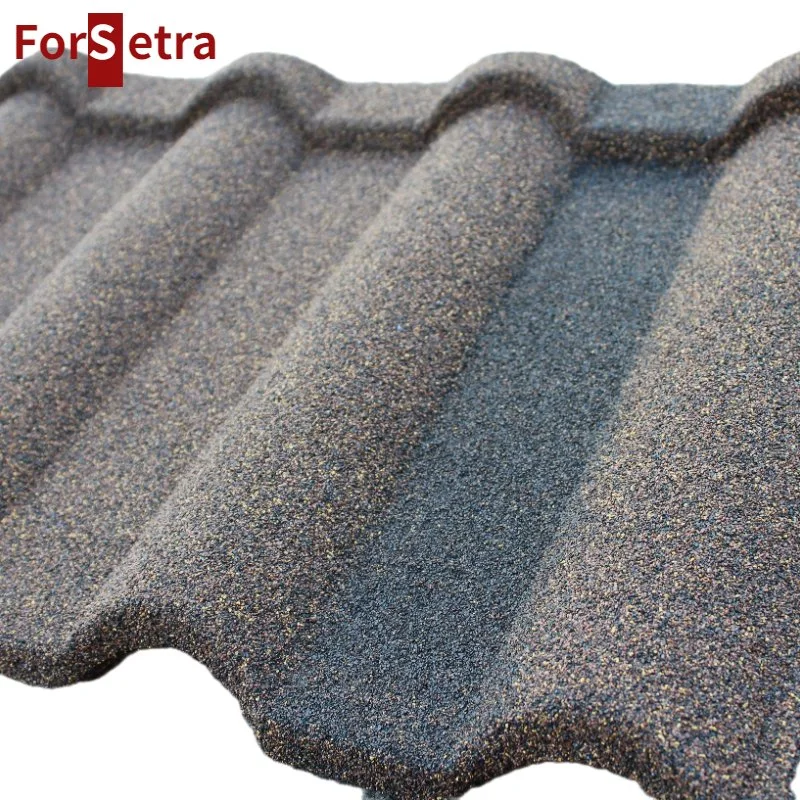 Sheet Metal Tiles Made in Zhejiang China Milano Stone Coated Roofing