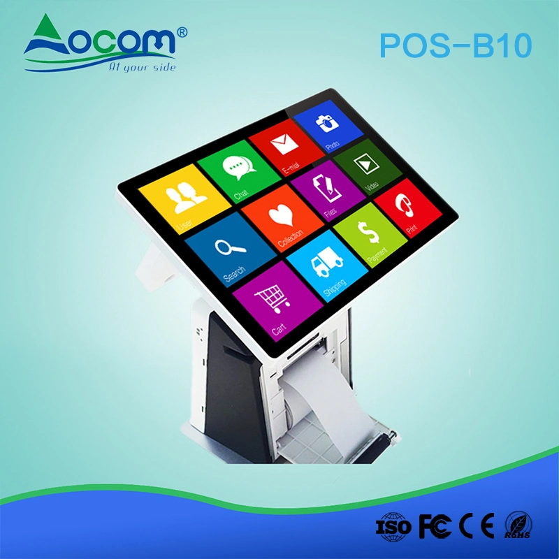 10.1 Inch Complete Touch Screen All in One Complete POS Machine System Terminal