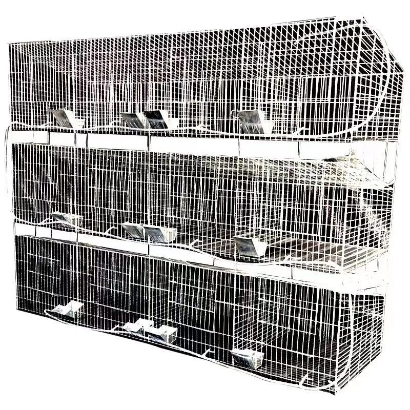 H Type Commercial Quality Q235 Mild Steel Wire Galvanized Rabbit Breeding Cage