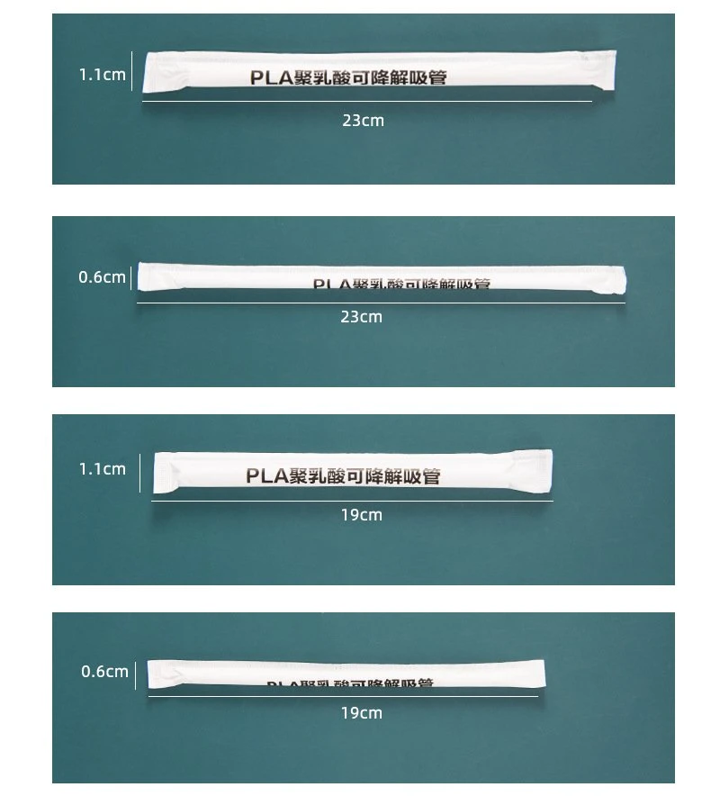 Productos desechables desechables de paja biodegradables de PLA ecológicos