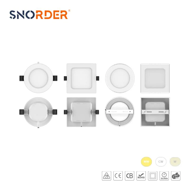 Indoor 9W Warm White LED Panel Light SMD2835