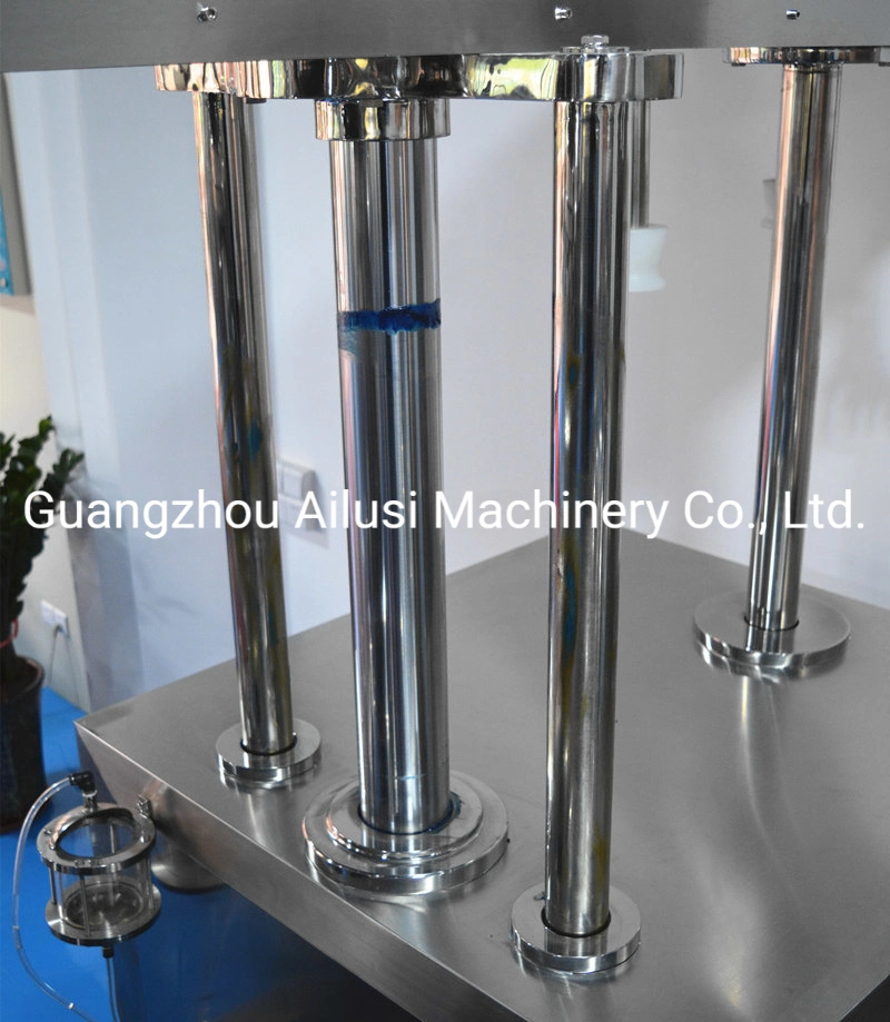 Material Vacuum Emulsifying Mixer with Water Pot and Oil Pot Machine