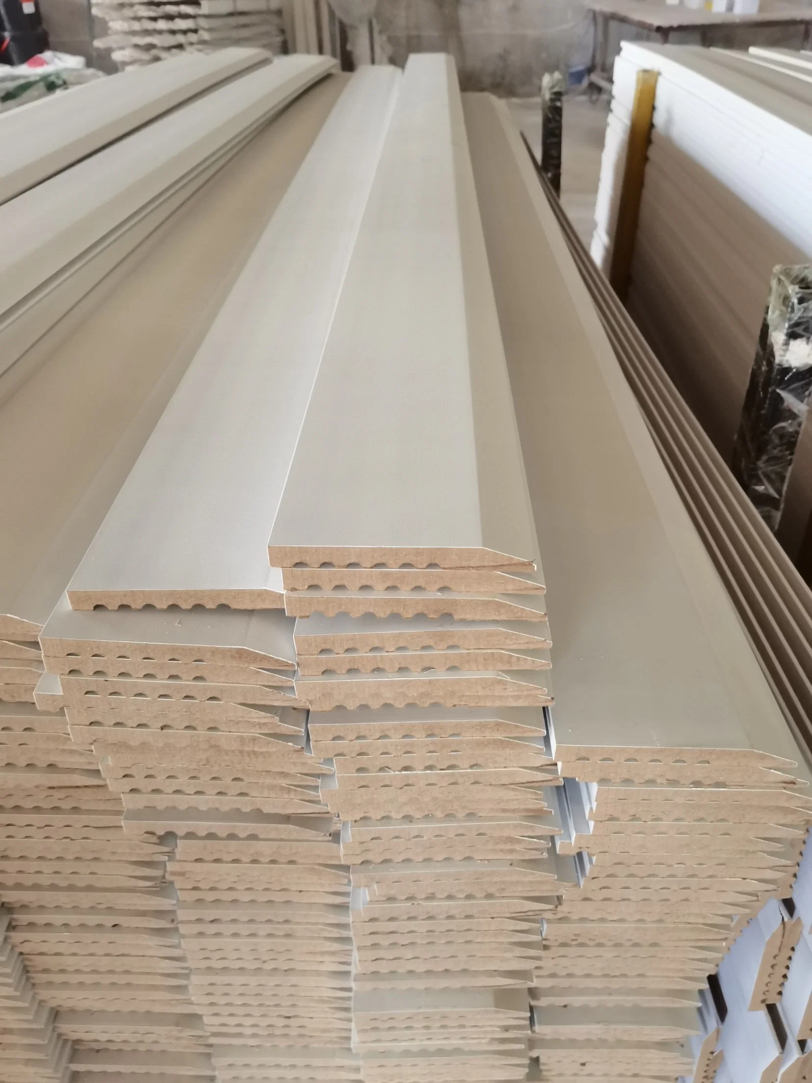 Factory-MDF Wood Skirting Line 12X120mm