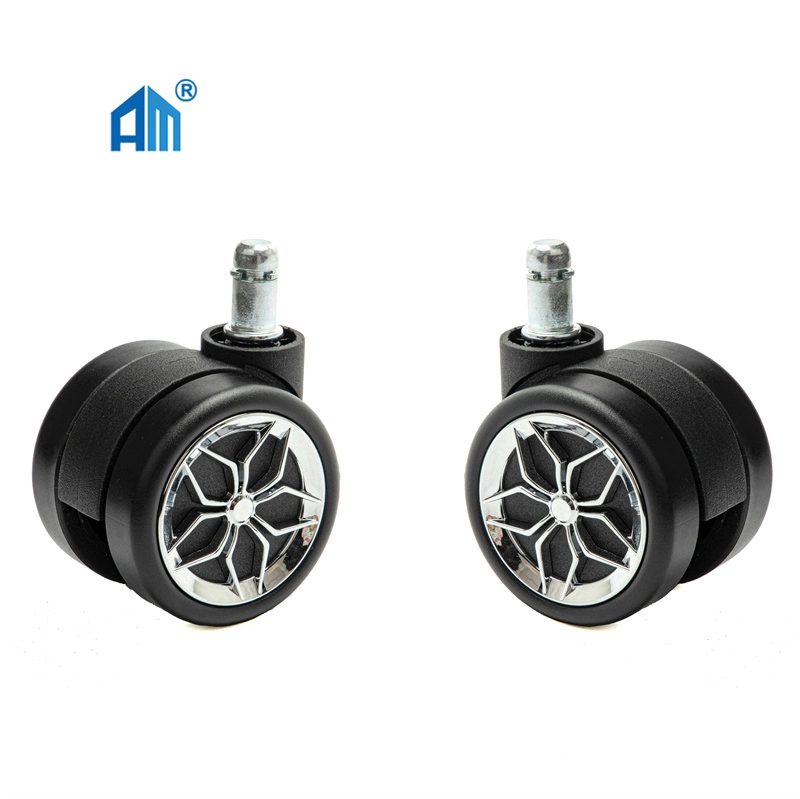 Various Types PVC Nylon Material Smooth Caster Wheels Fro Trollry Swivel Chairs