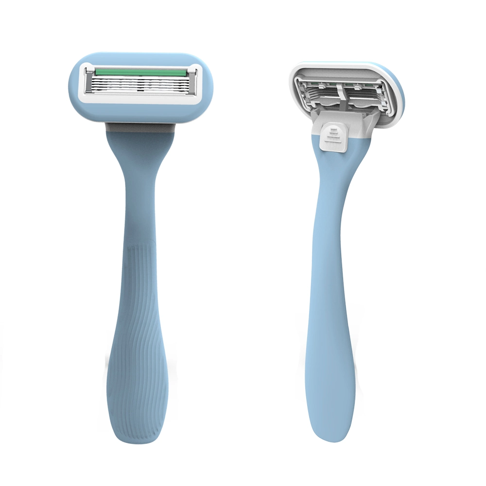 Ladies Hair Removal 5 Blade Shaving System Razor with Replaceable Razor Cartridges