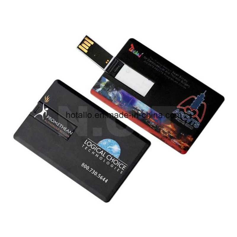 Promotion Gift with Logo Plastic Card USB Flash Drive