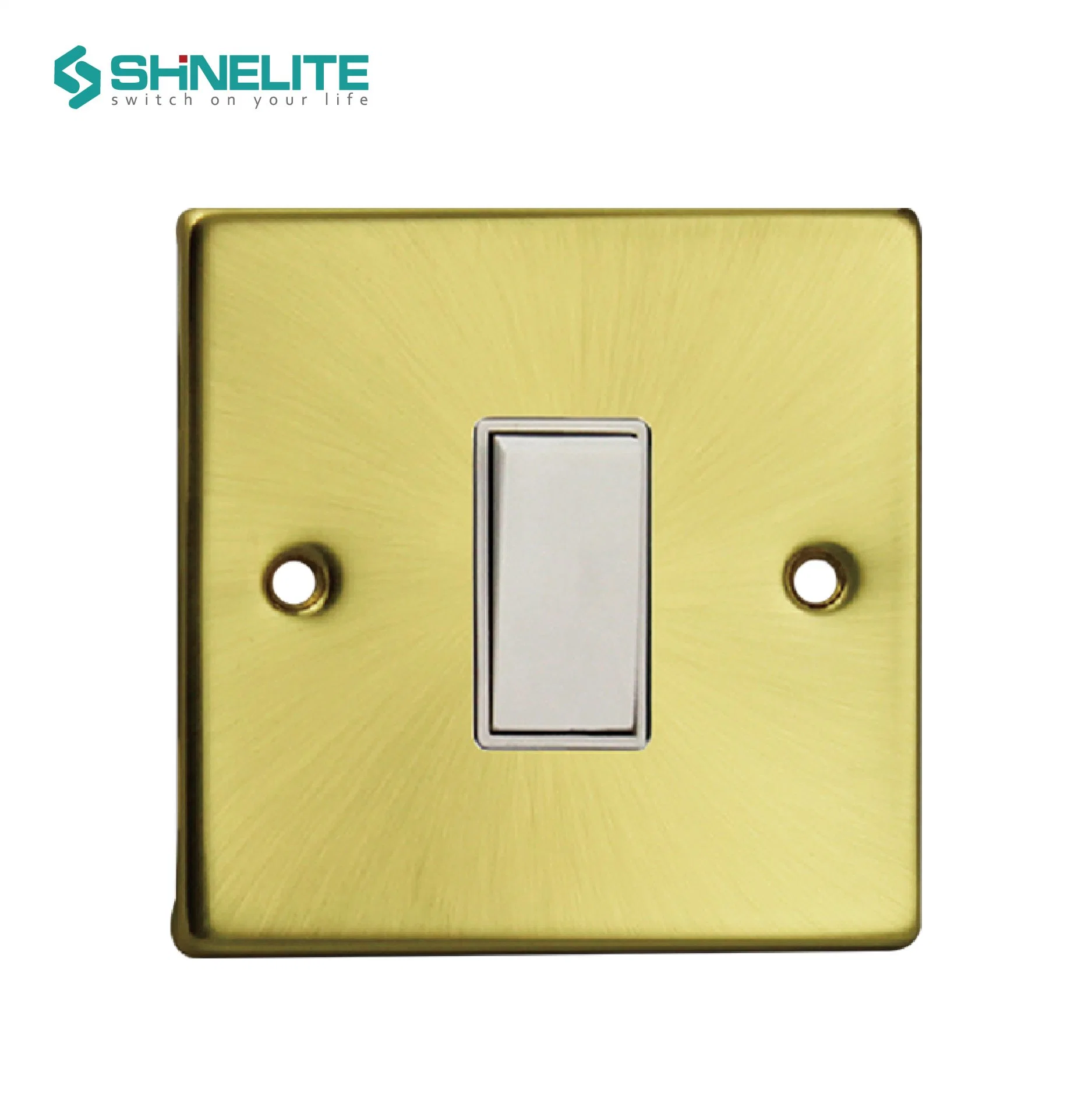 Stainless Steel Plate 10A Wall Electrical Doorbell Switch