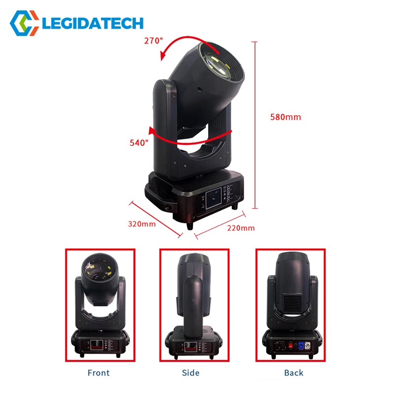 Legidatech LED 5%off 350W Night Club Haz Sharpy moviendo la cabeza de la barra de la etapa de la barra de luces de discoteca Disko DJ