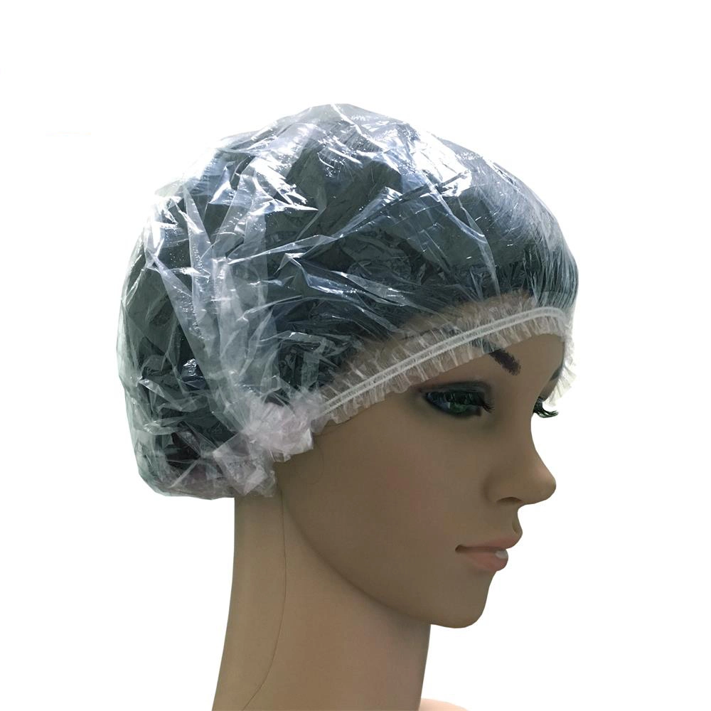 Cheap PE Head Cover, Plastic Head Cover, 21" Shower Cap