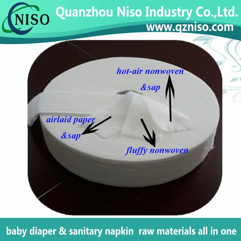 Fluffy Sumitomo Sap Paper for Sanitary Napkin Absorbent Core (CO-022)